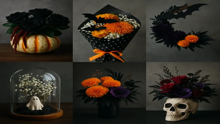 Halloween Flower Ideas 2025
